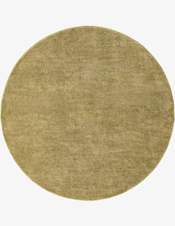 7' 10 x 7' 10 Solid Frieze Round Rug