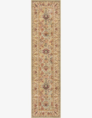 Light Green Aditi Runner Rug