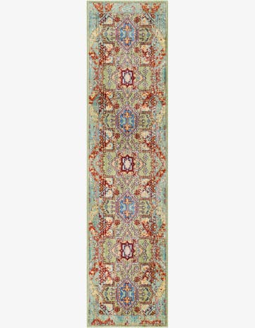 Light Green Alexis Runner Rug