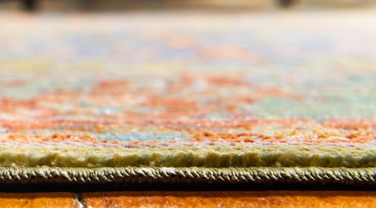 Detail image of 2' 7 x 9' 10 Aqua Runner Rug