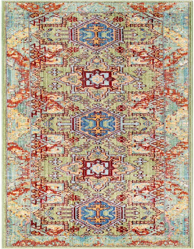 2' x 6' Aqua Runner Rug
