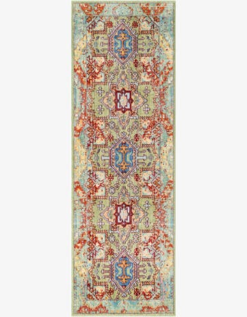 2' x 6' Aqua Runner Rug