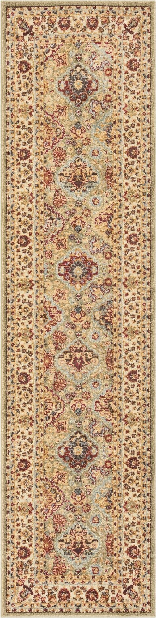 2' 7 x 10' Classic Agra Runner Rug