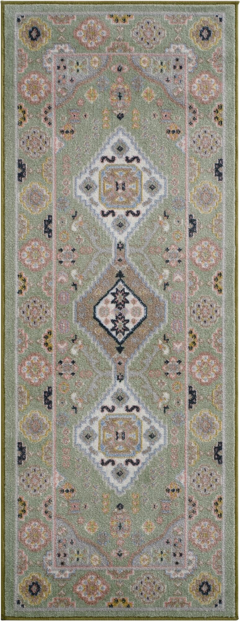 2' x 5' Kamala Washable Runner Rug