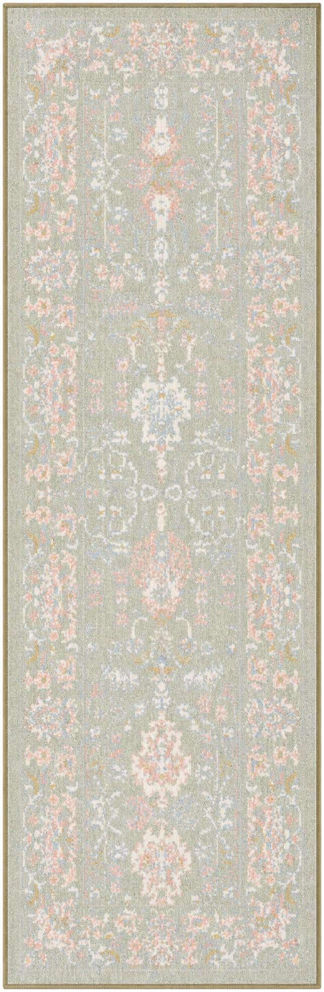 2' x 6' Kamala Washable Runner Rug