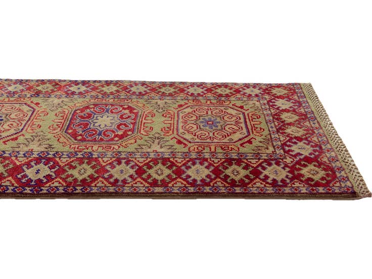 Detail image of 2' 1 x 5' 6 Hand Knotted Kazak Runner Rug