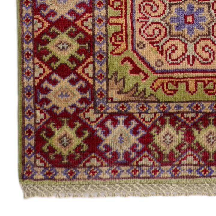 2' 1 x 5' 6 Hand Knotted Kazak Runner Rug