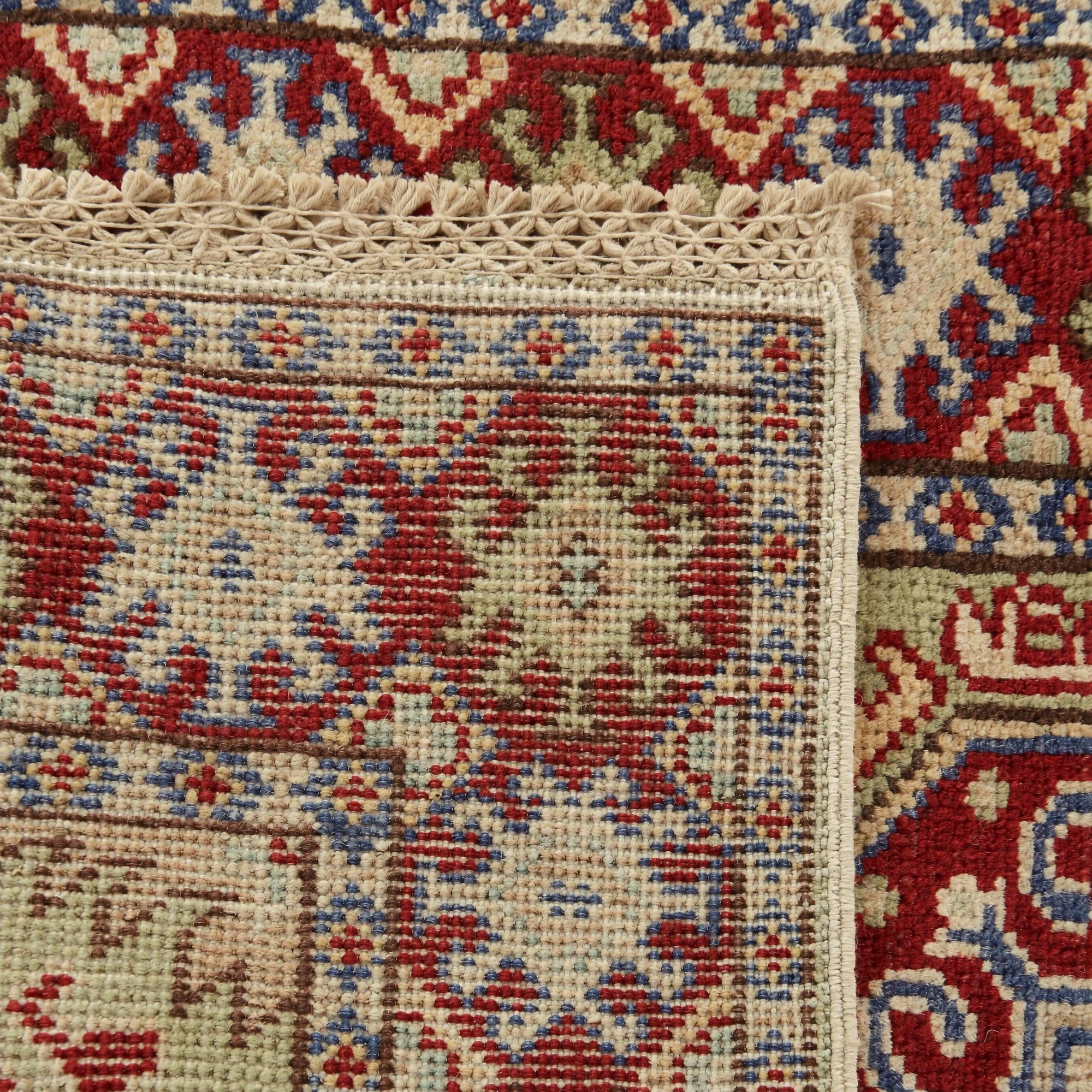 65cm x 170cm Hand Knotted Kazak Runner Rug