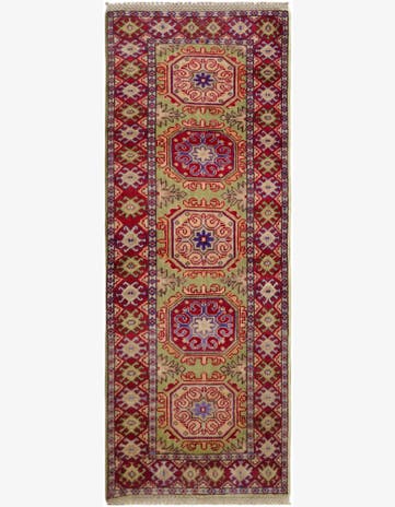 2' 1 x 5' 6 Hand Knotted Kazak Runner Rug