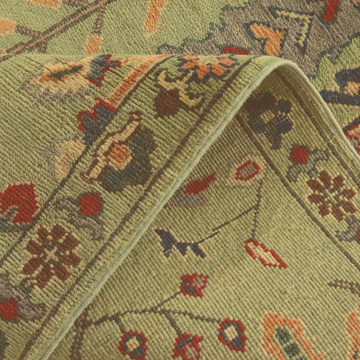 2' 9 x 9' 3 Hand Knotted Kazak Runner Rug