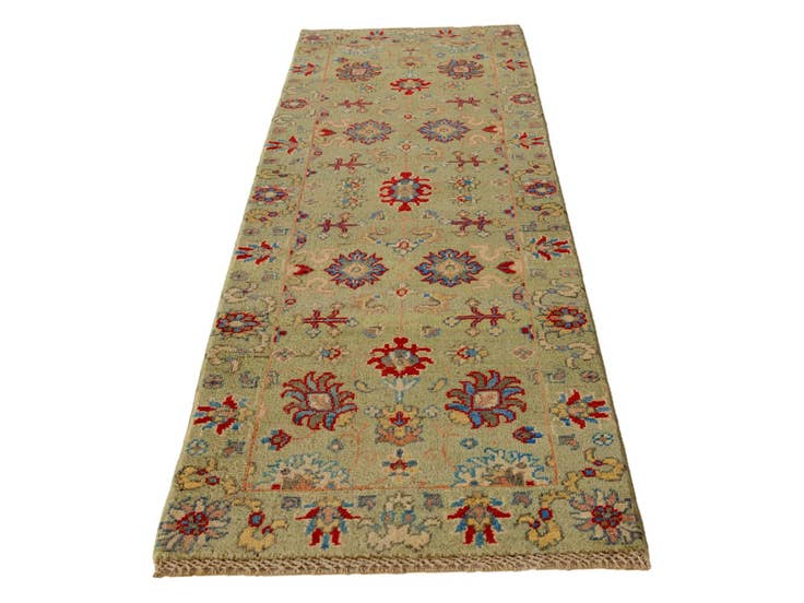 Detail image of 2' 1 x 6' 3 Hand Knotted Kazak Runner Rug