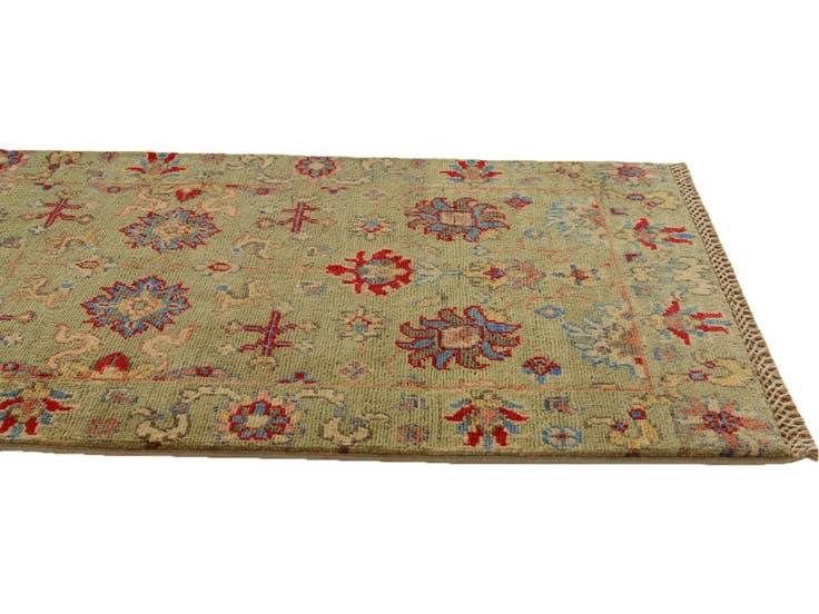 Detail image of 2' 1 x 6' 3 Hand Knotted Kazak Runner Rug