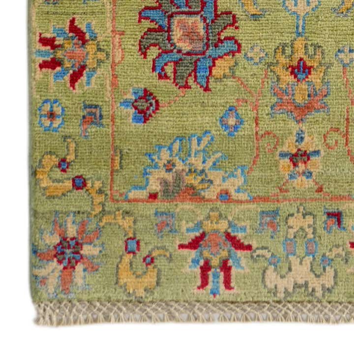 2' 1 x 6' 3 Hand Knotted Kazak Runner Rug