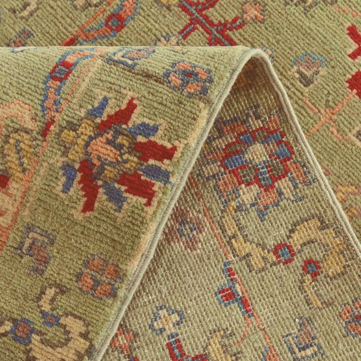 Detail image of 2' 1 x 6' 3 Hand Knotted Kazak Runner Rug