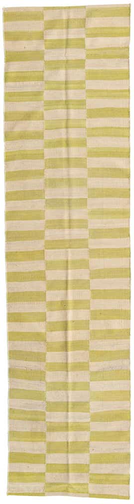 2' 6 x 9' 7 Hand Woven Kilim Modern Wool Runner Rug