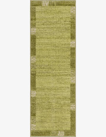 Light Green Loft Runner Rug