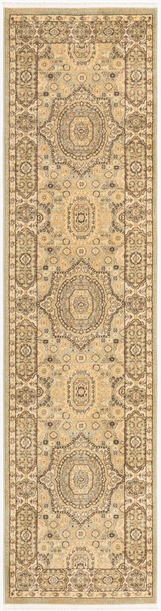2' 7 x 10' Mamluk Runner Rug