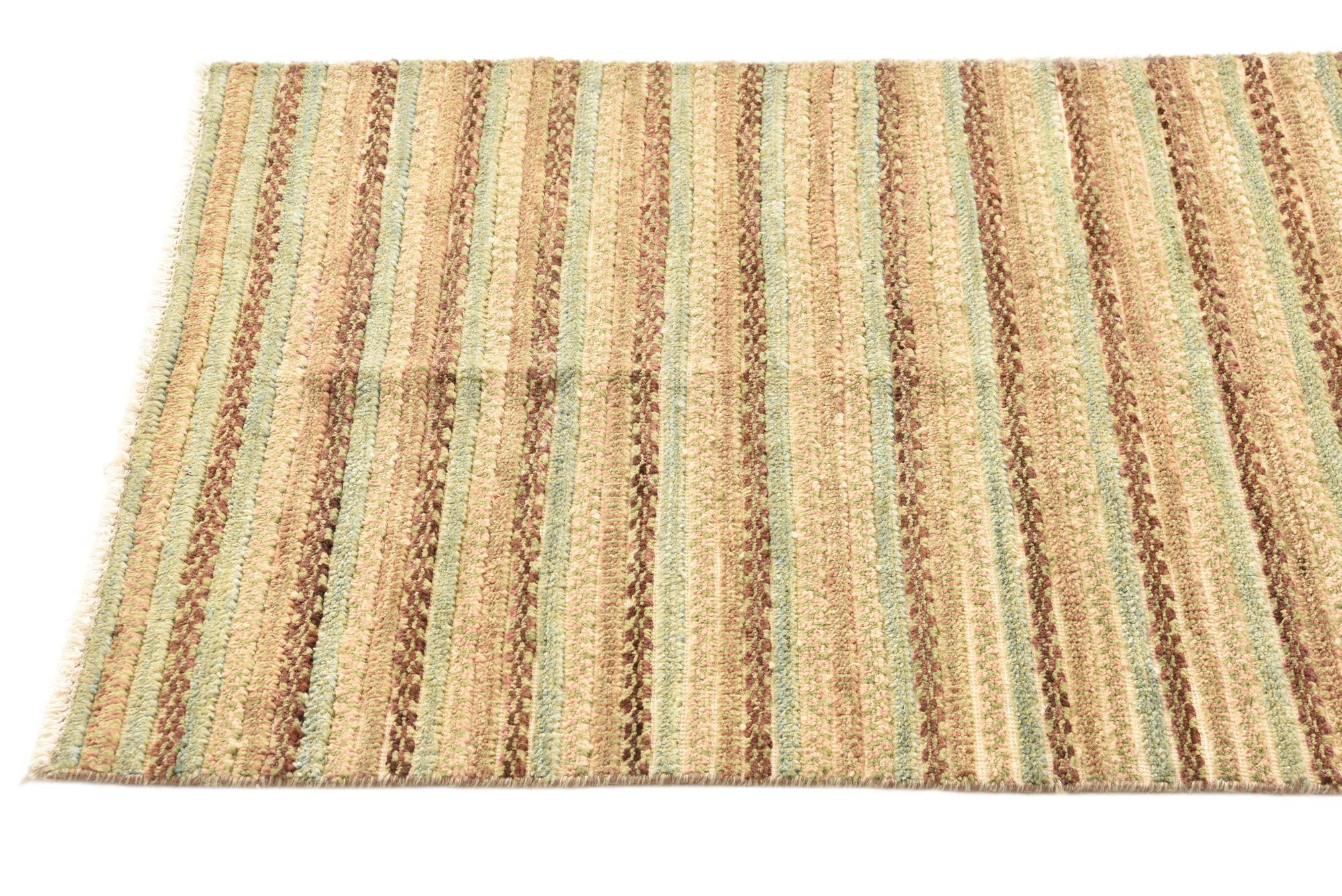 2' 7 x 10' 2 Hand Knotted Modern Ziegler Runner Rug