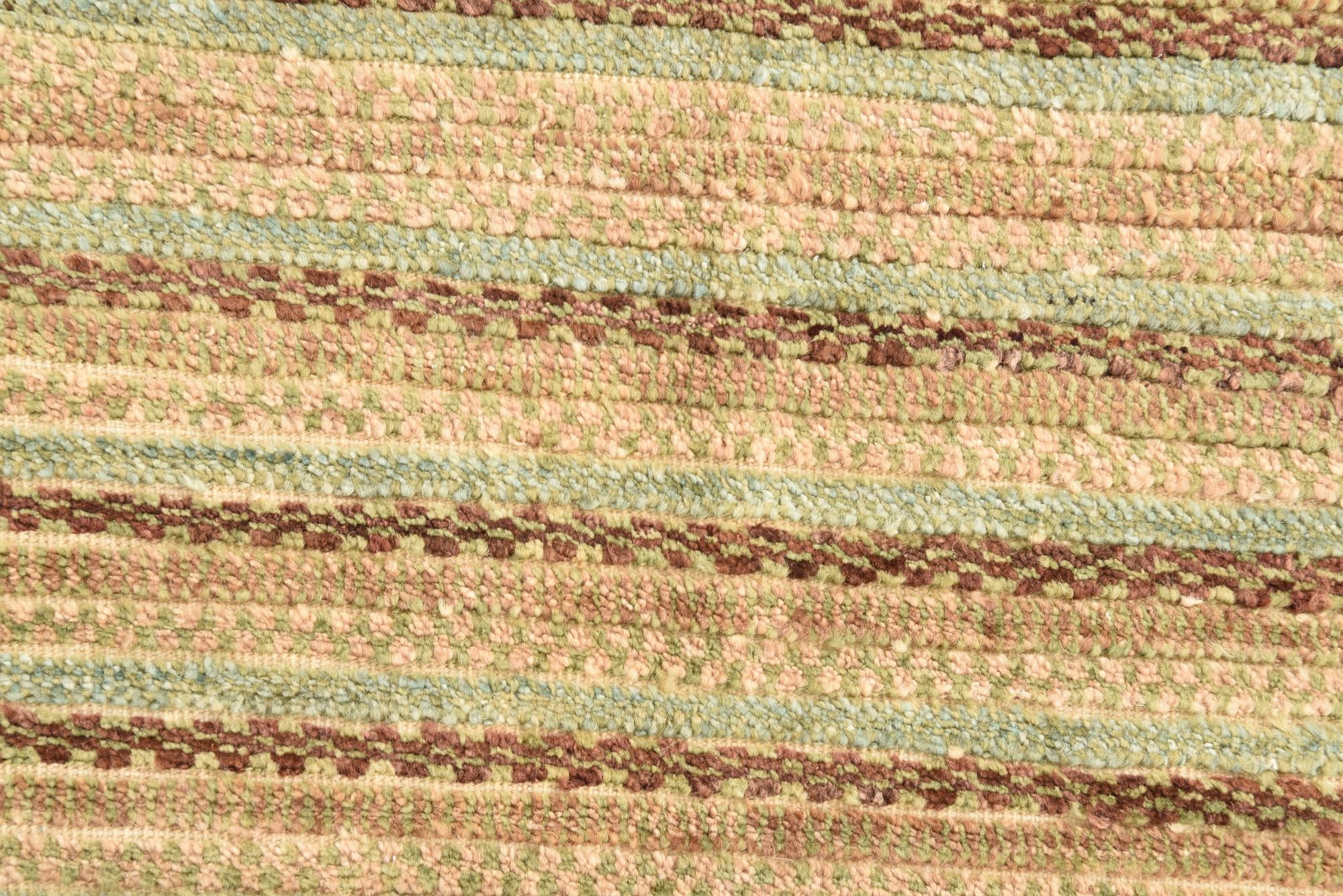 2' 7 x 10' 2 Hand Knotted Modern Ziegler Runner Rug