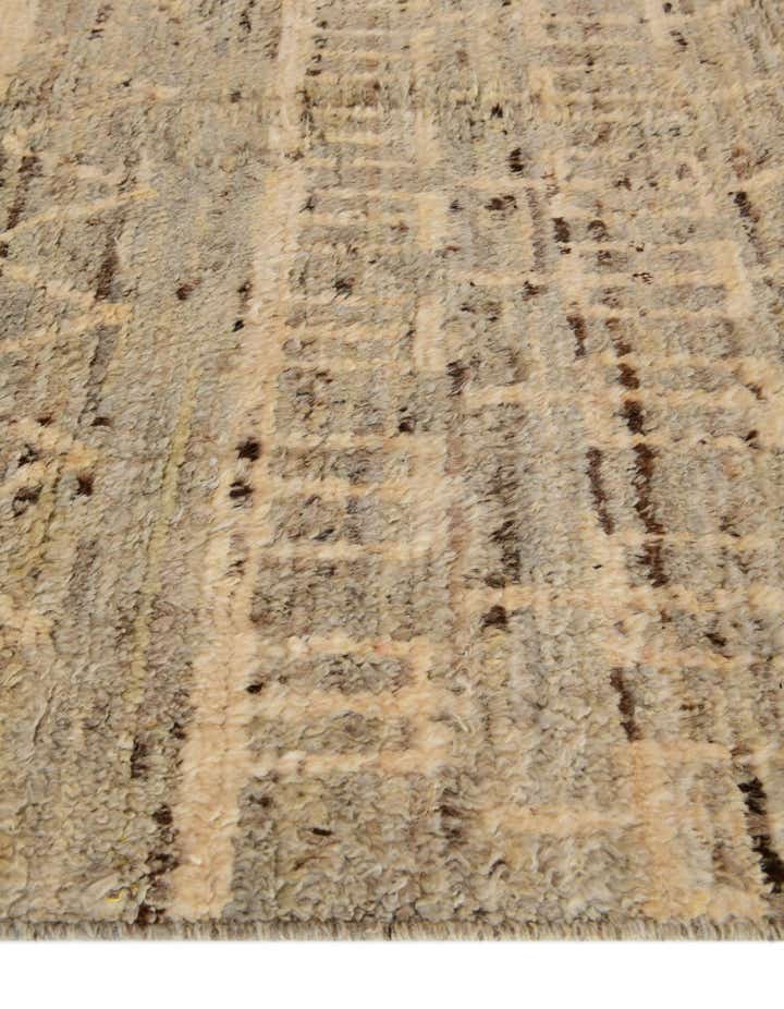 4' x 13' 10 Hand Knotted Moroccan Wool Runner Rug