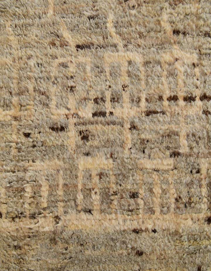 4' x 13' 10 Hand Knotted Moroccan Wool Runner Rug