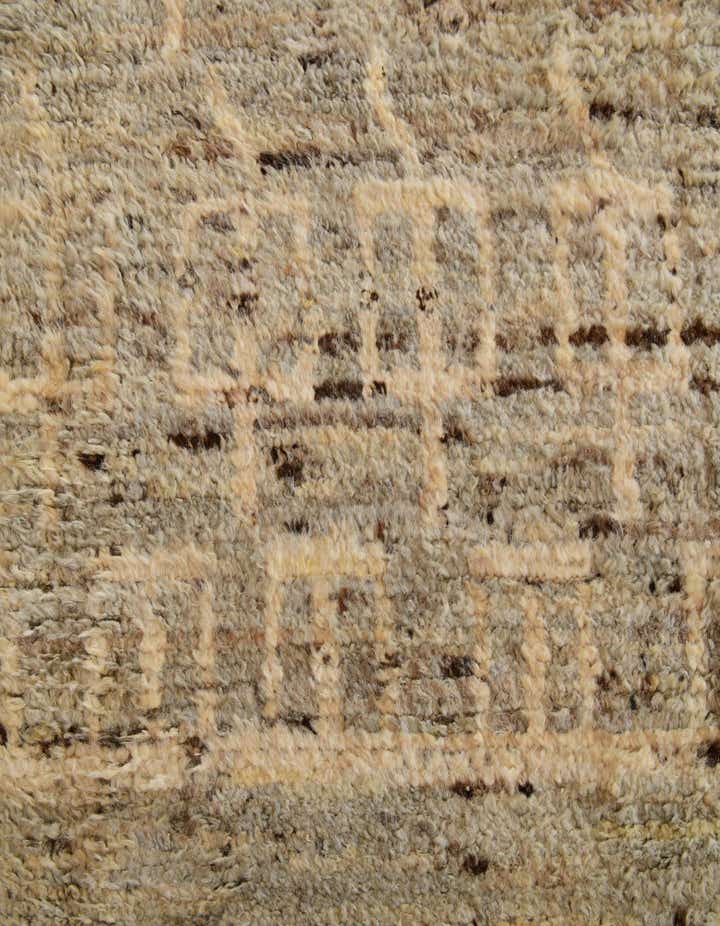 4' x 13' 10 Hand Knotted Moroccan Wool Runner Rug