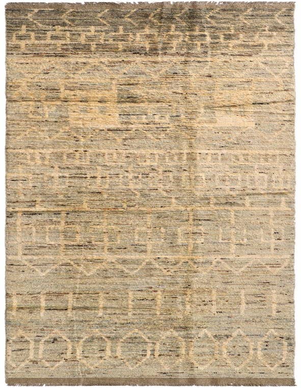 Detail image of 4' x 13' 10 Hand Knotted Moroccan Wool Runner Rug