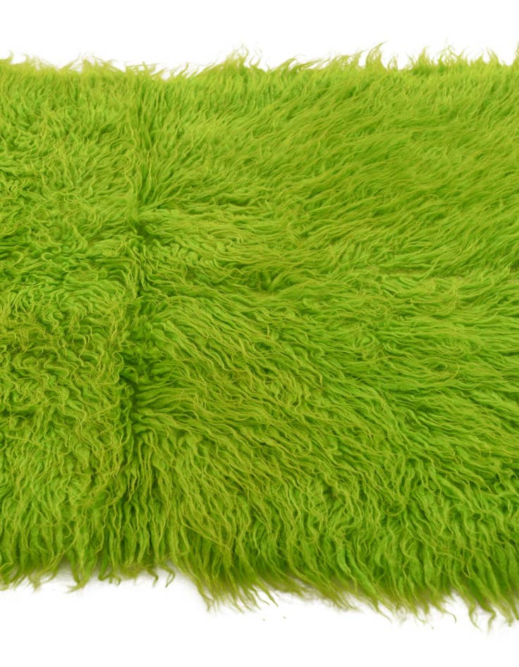 Detail image of 2' 1 x 4' 10  Hand Knotted Moroccan Wool Runner Rug