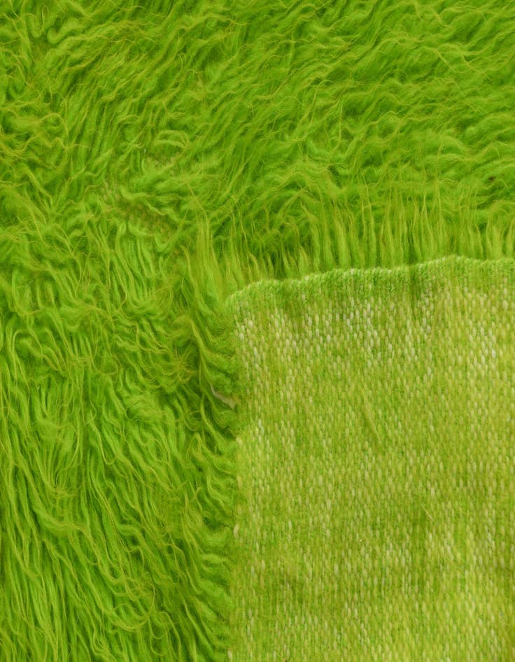 Detail image of 2' 1 x 4' 10  Hand Knotted Moroccan Wool Runner Rug