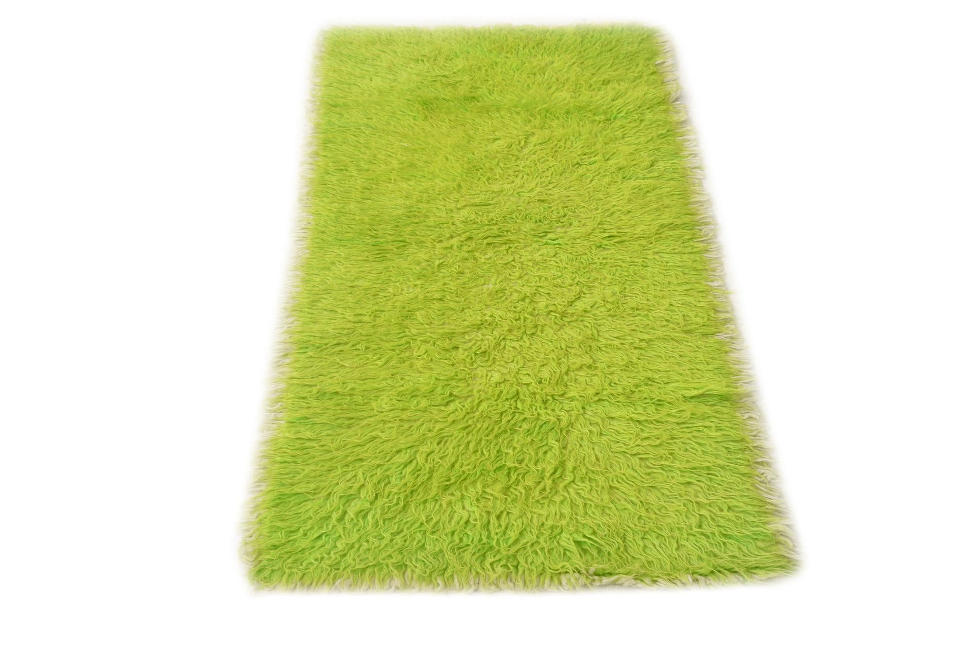 2' 1 x 4' 6 Hand Knotted Moroccan Wool Runner Rug