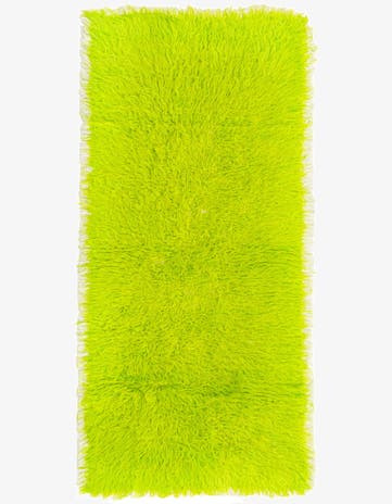 2' 1 x 4' 6 Hand Knotted Moroccan Wool Runner Rug