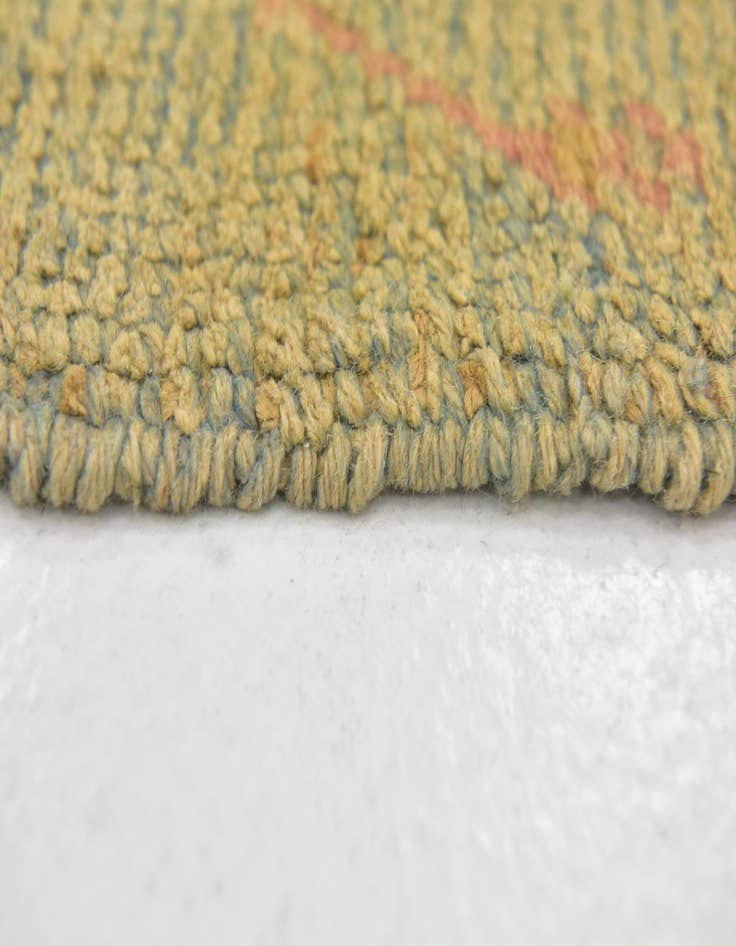 Detail image of 4' 3 x 8' 2  Hand Knotted Oushak Wool Runner Rug