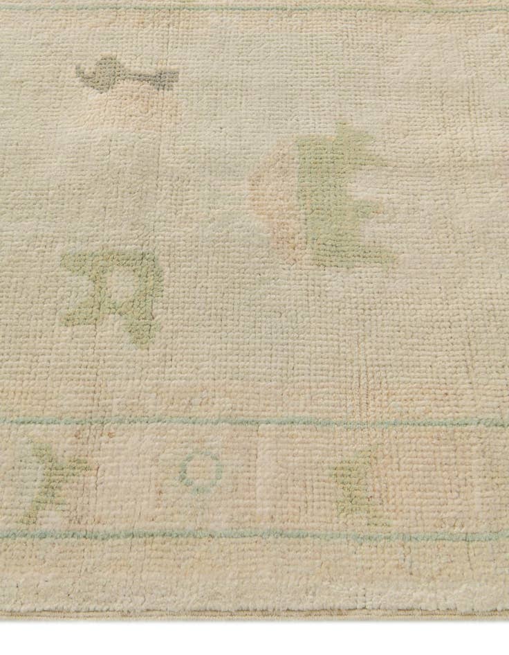 Detail image of 2' 9 x 10' 4  Hand Knotted Oushak Wool Runner Rug