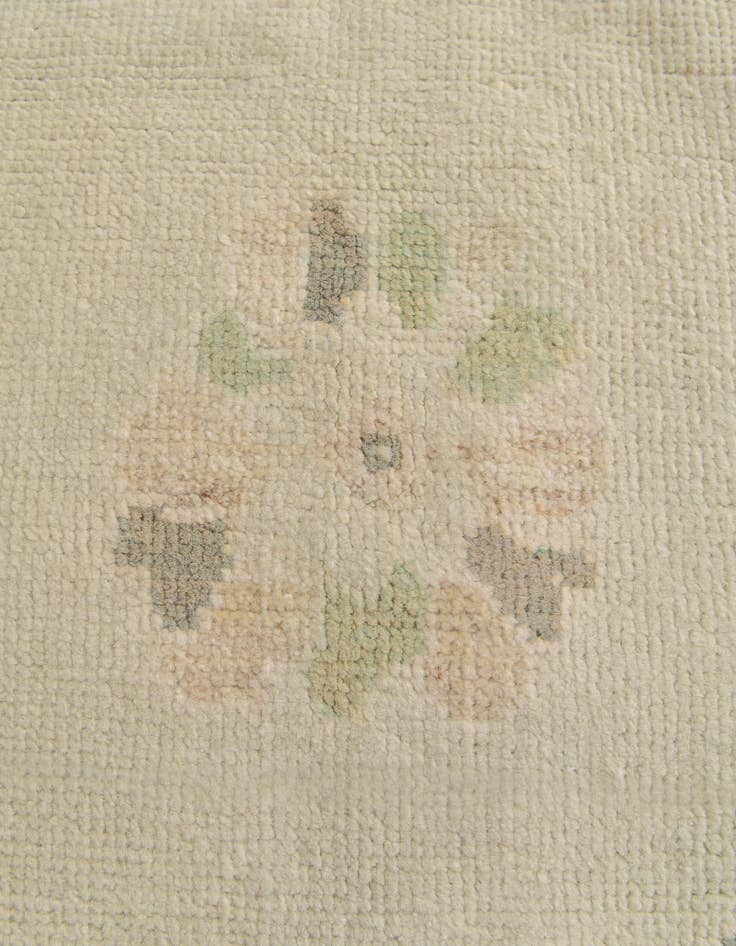 Detail image of 2' 9 x 10' 4  Hand Knotted Oushak Wool Runner Rug