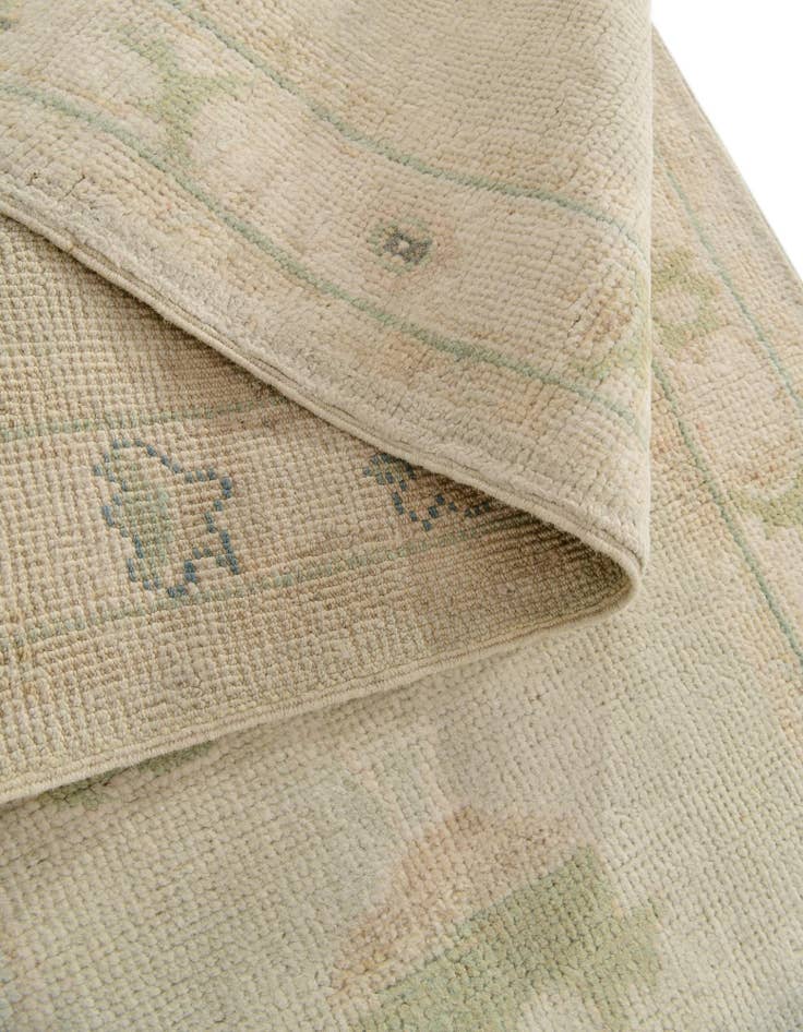 Detail image of 2' 9 x 10' 4  Hand Knotted Oushak Wool Runner Rug