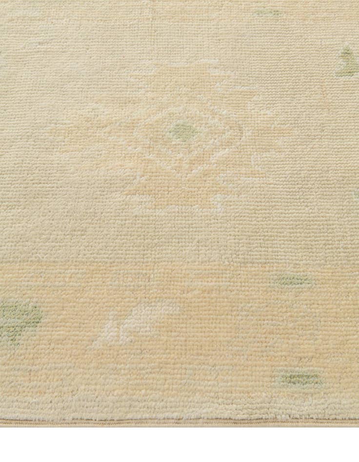 Detail image of 2' 8 x 10' 2  Hand Knotted Oushak Wool Runner Rug