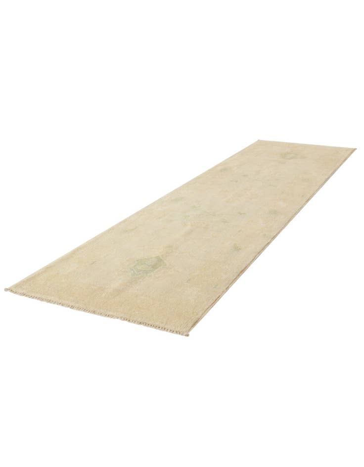 Detail image of 2' 8 x 10' 2  Hand Knotted Oushak Wool Runner Rug