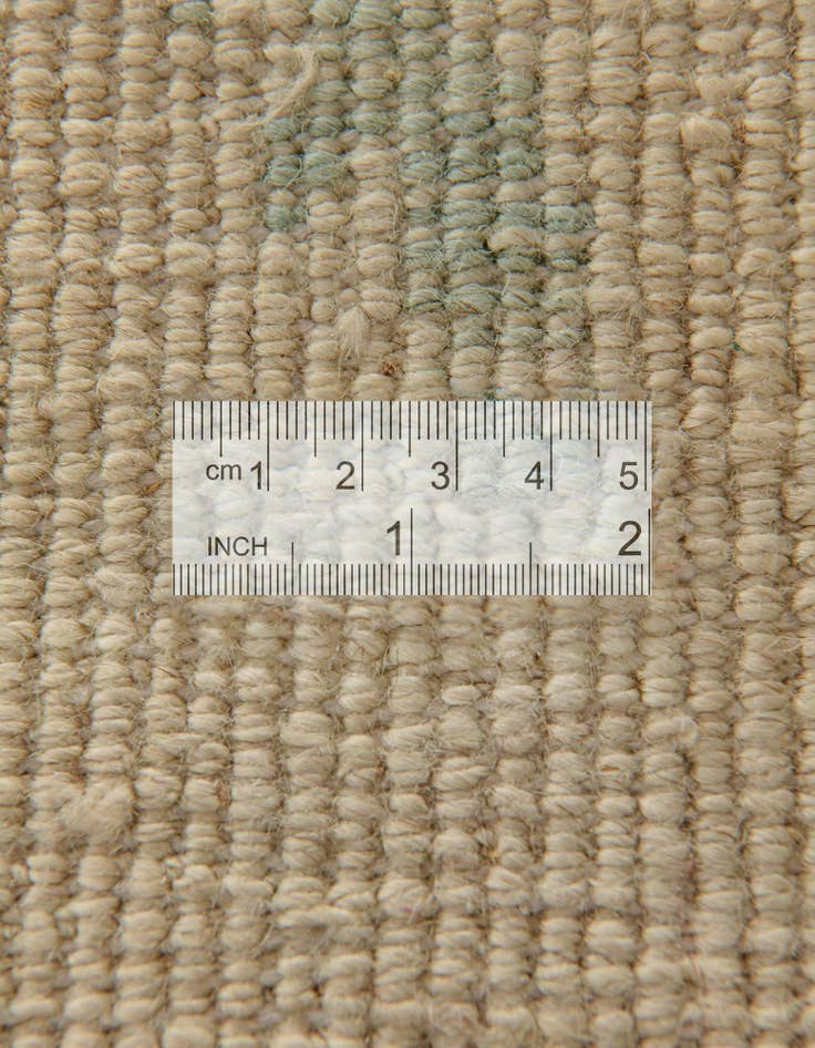 Detail image of 2' 8 x 10' 2  Hand Knotted Oushak Wool Runner Rug