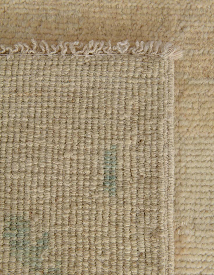 Detail image of 2' 8 x 10' 2  Hand Knotted Oushak Wool Runner Rug