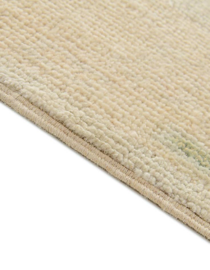 Detail image of 2' 8 x 10' 2 Hand Knotted Oushak Wool Runner Rug