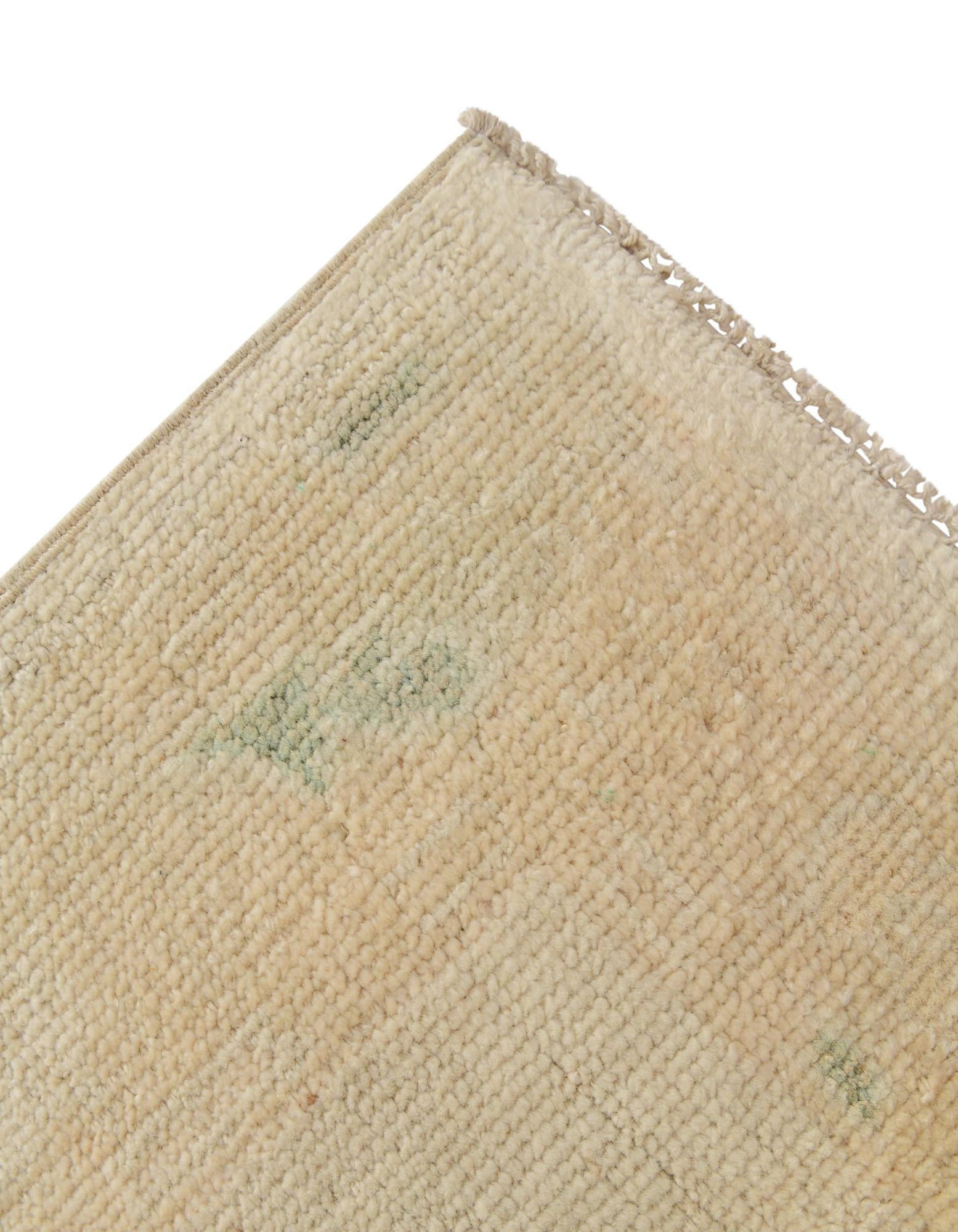 2' 8 x 10' 2 Hand Knotted Oushak Wool Runner Rug