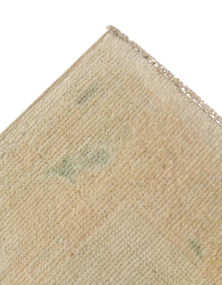 Detail image of 2' 8 x 10' 2 Hand Knotted Oushak Wool Runner Rug