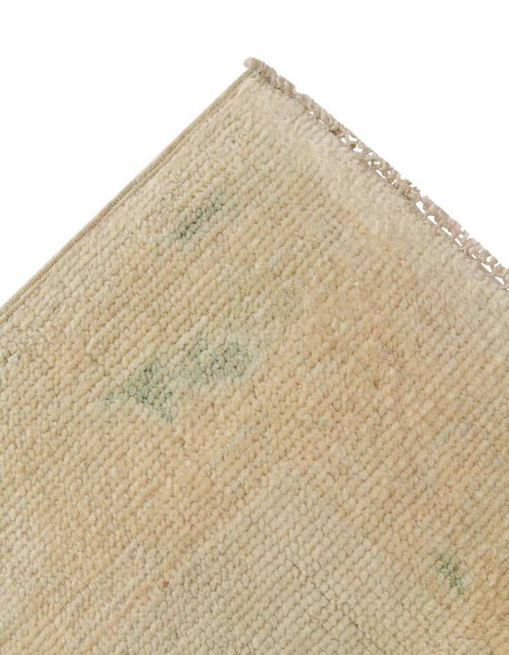 Detail image of 2' 8 x 10' 2 Hand Knotted Oushak Wool Runner Rug