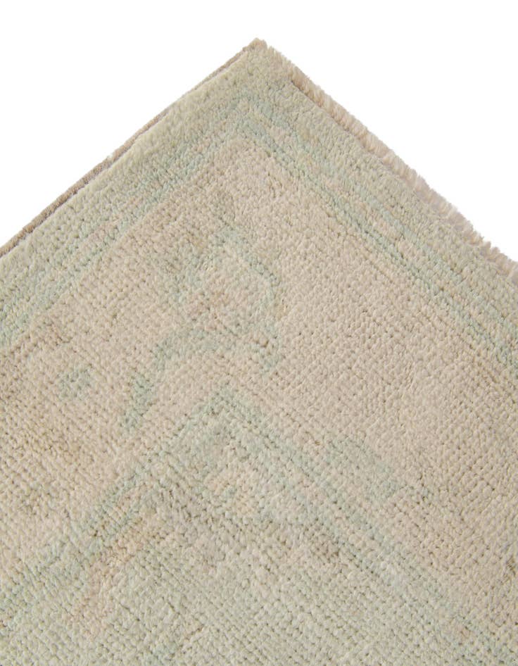 Detail image of 2' 10 x 11' 5 Hand Knotted Oushak Wool Runner Rug