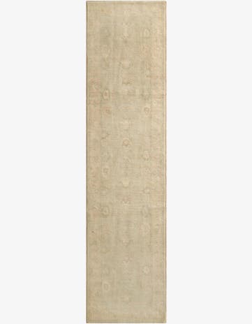 2' 10 x 11' 5 Hand Knotted Oushak Wool Runner Rug