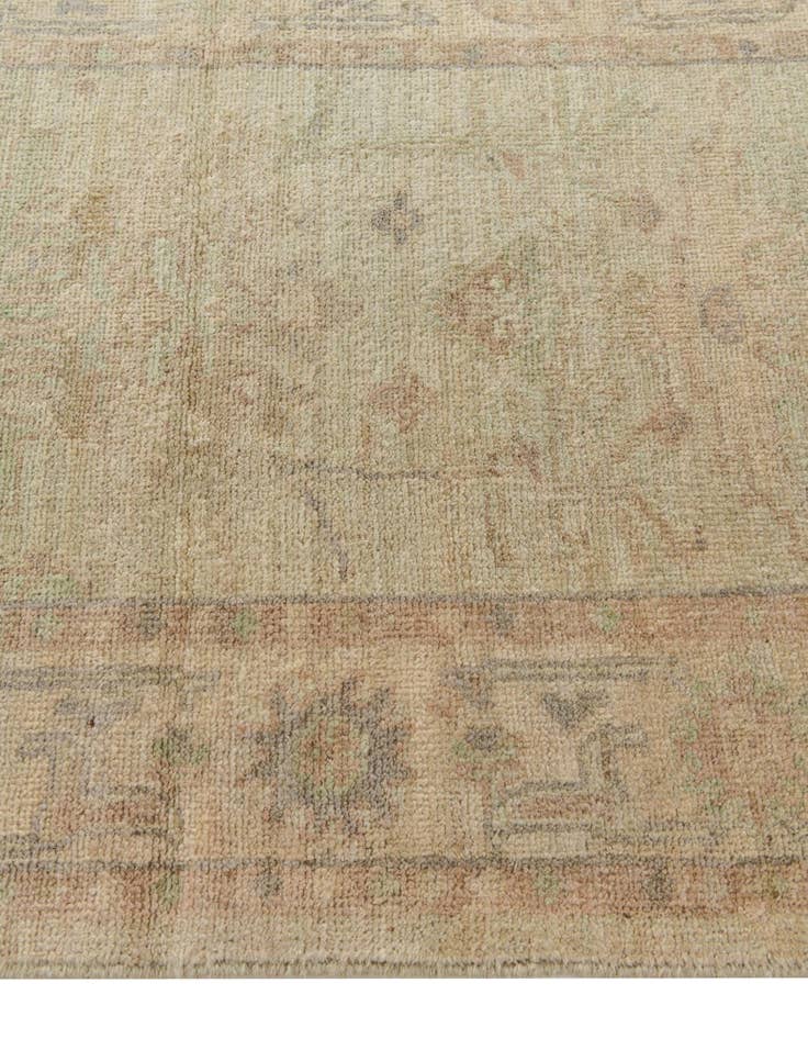 Detail image of 2' 10 x 14' 6  Hand Knotted Oushak Wool Runner Rug