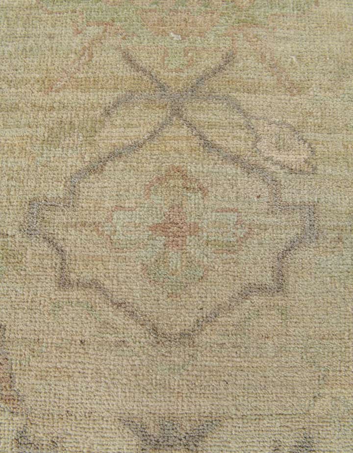 2' 10 x 14' 6 Hand Knotted Oushak Wool Runner Rug