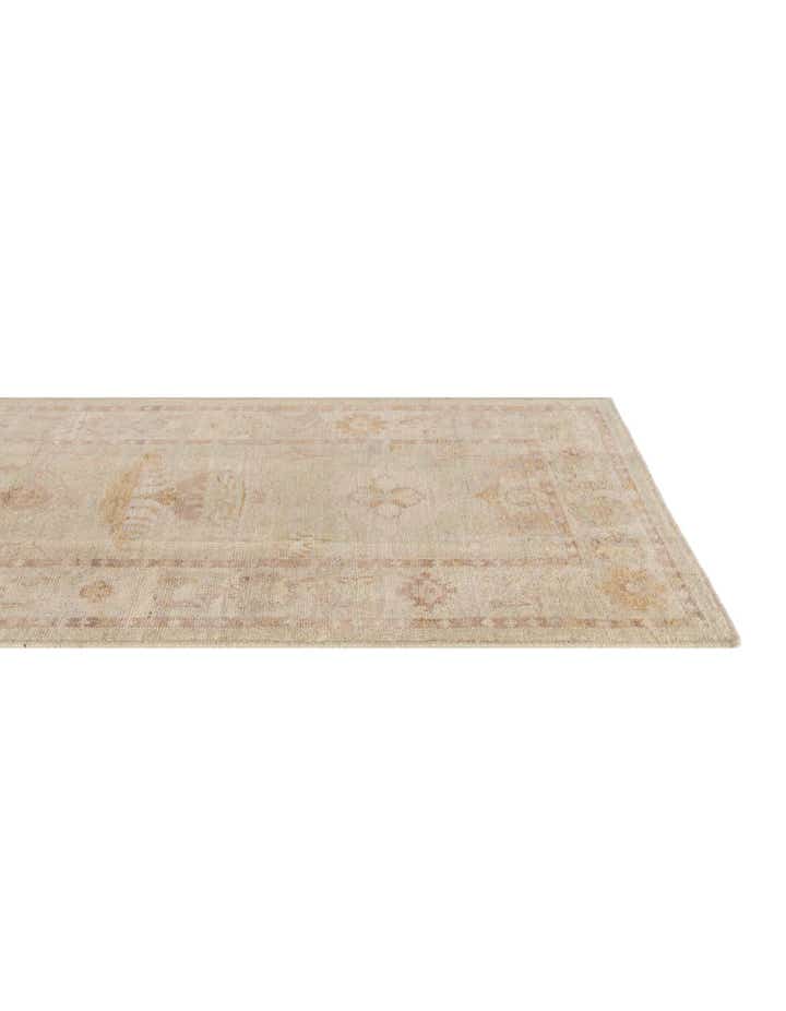 2' 9 x 9' 10 Hand Knotted Oushak Wool Runner Rug