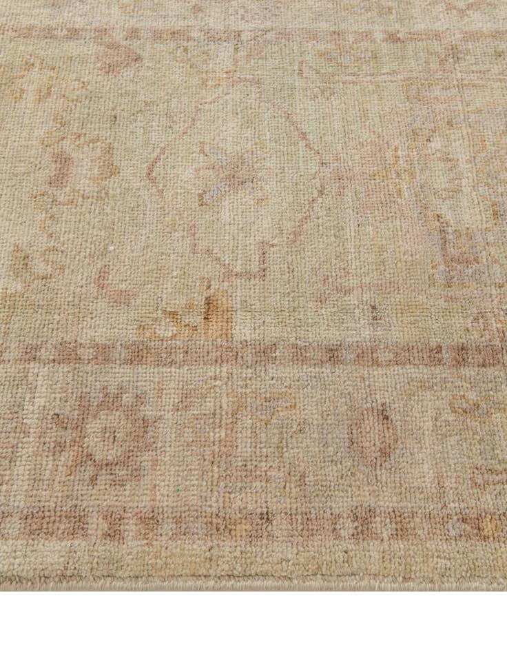 Detail image of 2' 9 x 9' 10  Hand Knotted Oushak Wool Runner Rug