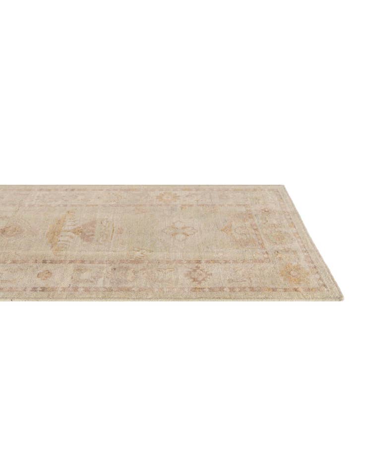 Detail image of 2' 9 x 9' 10 Hand Knotted Oushak Wool Runner Rug
